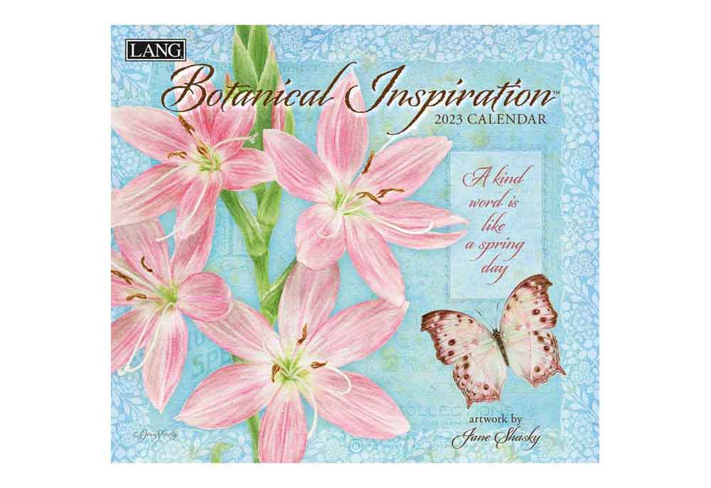 Calendars Botanical Art | Flowers Wall Calendar