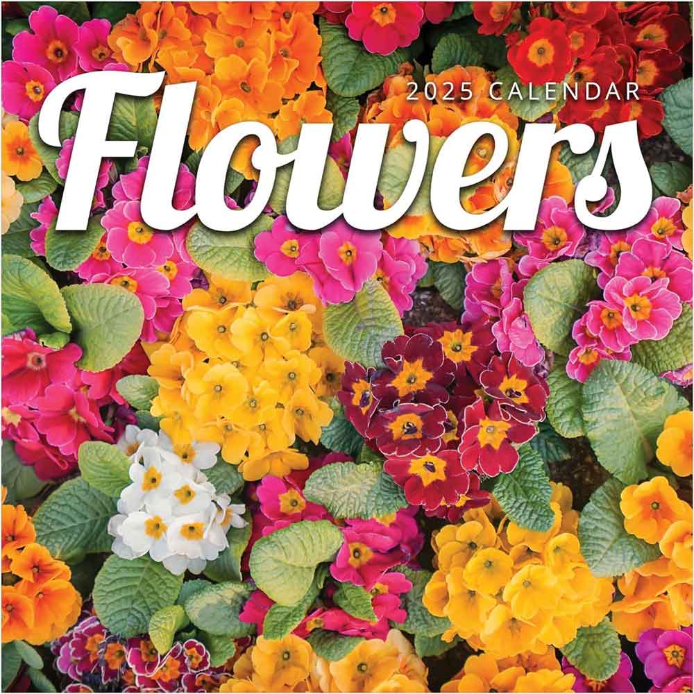 2025 Flowers Wall Calendar | Botanical Calendars