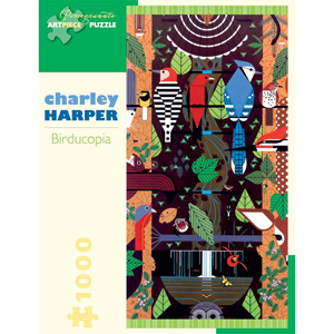 Charley Harper Art Birducopia 1000 Piece Puzzle